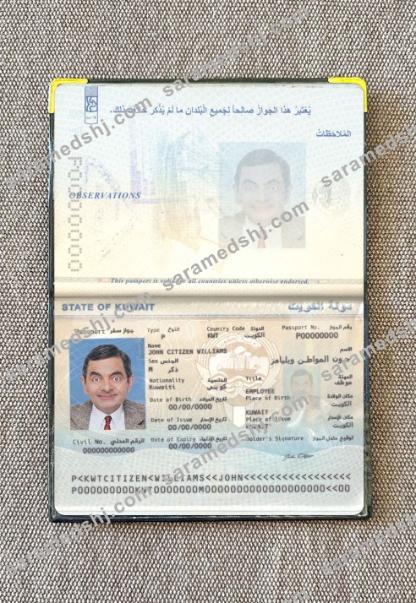 Kuwait passport photo look
